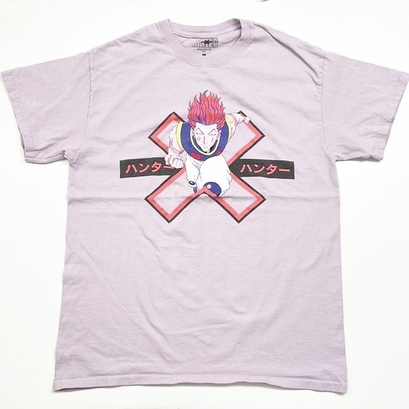 Hunter X Hunter Hiskoka Anime short sleeve graphic print t-shirt - Picture 1 of 4